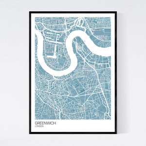 Greenwich Neighbourhood Map Print