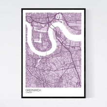 Load image into Gallery viewer, Greenwich Neighbourhood Map Print