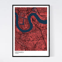 Load image into Gallery viewer, Greenwich Neighbourhood Map Print