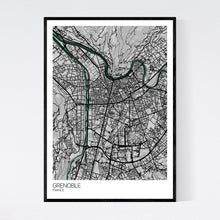 Load image into Gallery viewer, Grenoble City Map Print