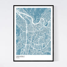 Load image into Gallery viewer, Grenoble City Map Print
