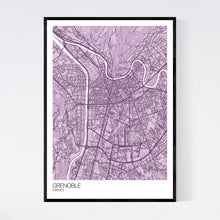 Load image into Gallery viewer, Grenoble City Map Print