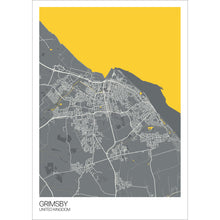 Load image into Gallery viewer, Map of Grimsby, United Kingdom