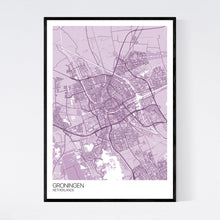 Load image into Gallery viewer, Groningen City Map Print