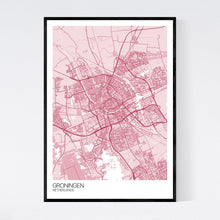 Load image into Gallery viewer, Groningen City Map Print