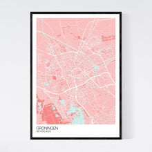 Load image into Gallery viewer, Groningen City Map Print