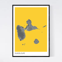 Load image into Gallery viewer, Guadeloupe Island Map Print