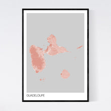 Load image into Gallery viewer, Guadeloupe Archipelago Map Print
