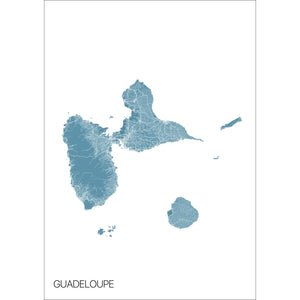 Map of Guadeloupe, 