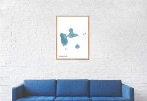 Map of Guadeloupe, 