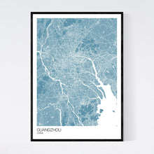Load image into Gallery viewer, Guangzhou City Map Print
