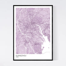 Load image into Gallery viewer, Guangzhou City Map Print