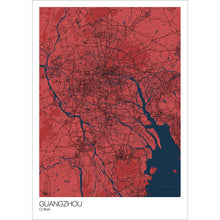 Load image into Gallery viewer, Map of Guangzhou, China