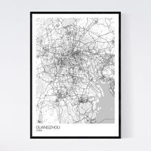 Load image into Gallery viewer, Guangzhou City Map Print