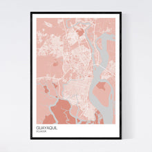 Load image into Gallery viewer, Guayaquil City Map Print