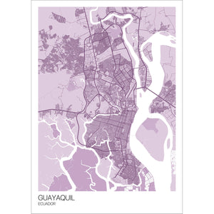 Map of Guayaquil, Ecuador