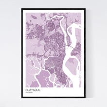 Load image into Gallery viewer, Map of Guayaquil, Ecuador