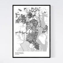Load image into Gallery viewer, Guayaquil City Map Print