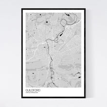 Load image into Gallery viewer, Guildford City Map Print