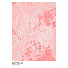 Load image into Gallery viewer, Map of Gwangju, South Korea