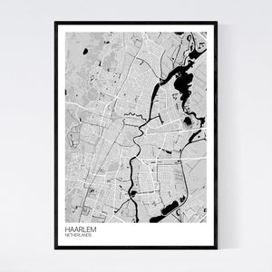 Haarlem City Map Print