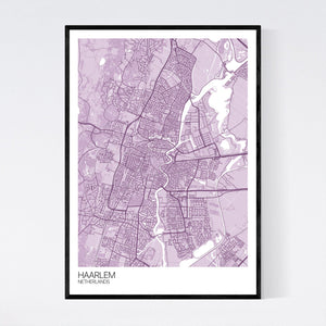 Haarlem City Map Print