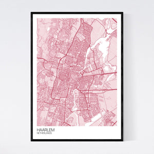 Haarlem City Map Print