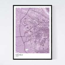 Load image into Gallery viewer, Hachioji City Map Print