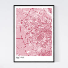 Load image into Gallery viewer, Hachioji City Map Print