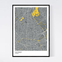 Load image into Gallery viewer, Hackney Neighbourhood Map Print