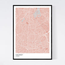 Load image into Gallery viewer, Hackney Neighbourhood Map Print