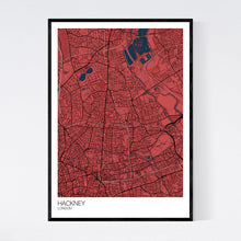 Load image into Gallery viewer, Hackney Neighbourhood Map Print