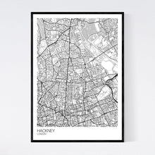 Load image into Gallery viewer, Hackney Neighbourhood Map Print