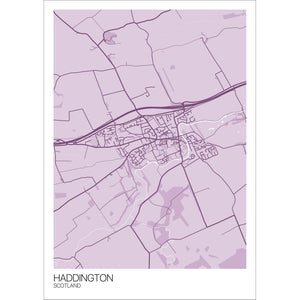 Map of Haddington, Scotland