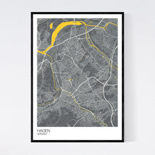 Load image into Gallery viewer, Hagen City Map Print