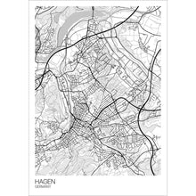 Load image into Gallery viewer, Map of Hagen, Germany