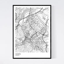 Load image into Gallery viewer, Map of Hagen, Germany