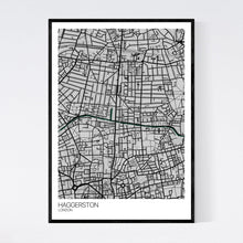 Load image into Gallery viewer, Haggerston Neighbourhood Map Print