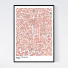 Load image into Gallery viewer, Haggerston Neighbourhood Map Print