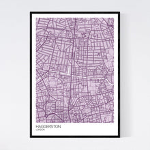 Load image into Gallery viewer, Haggerston Neighbourhood Map Print