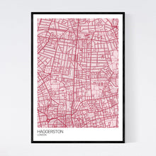 Load image into Gallery viewer, Haggerston Neighbourhood Map Print