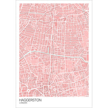 Load image into Gallery viewer, Map of Haggerston, London