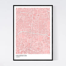 Load image into Gallery viewer, Map of Haggerston, London