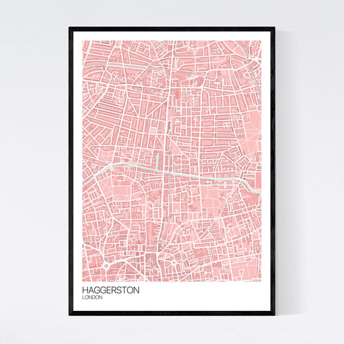 Map of Haggerston, London