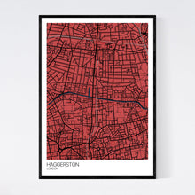 Load image into Gallery viewer, Haggerston Neighbourhood Map Print
