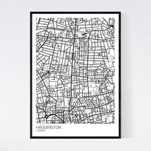 Load image into Gallery viewer, Haggerston Neighbourhood Map Print