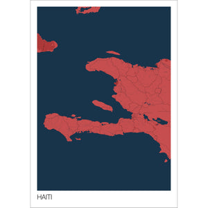 Map of Haiti, 