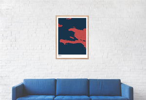 Map of Haiti, 