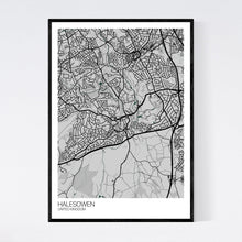 Load image into Gallery viewer, Halesowen City Map Print