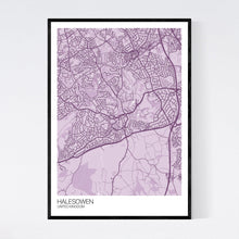 Load image into Gallery viewer, Halesowen City Map Print